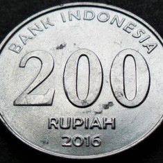 Moneda exotica 200 RUPII - INDONEZIA, anul 2016 * cod 142