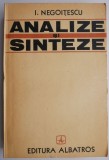 Analize si sinteze &ndash; I. Negoitescu