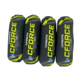 Protectie amortizor CF Moto CForce negru cu galben fluorescent