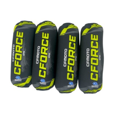 Protectie amortizor CF Moto CForce negru cu galben fluorescent foto