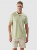 Tricou polo regular pentru bărbați - verde, 4F Sportswear