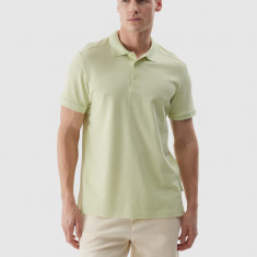 Tricou polo regular pentru bărbați - verde