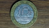Franta - moneda de colectie istorica - 10 franci / francs 1989 bimetal - G&eacute;nie de la Libert&eacute; - spectaculoasa !