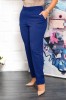 Pantalon Elegant Cu Talie Inalta bleumarinMarimea, Yves