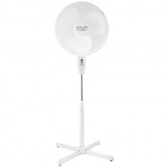 Ventilator cu Picior, Reglabil, Cap Rotativ, Diametru 40cm, Putere 90W, 3 Viteze, Inaltime Reglabila, Culoare Alb foto