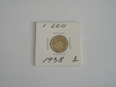 C10 139 - Moneda foarte veche - Romania - 1 leu 1938