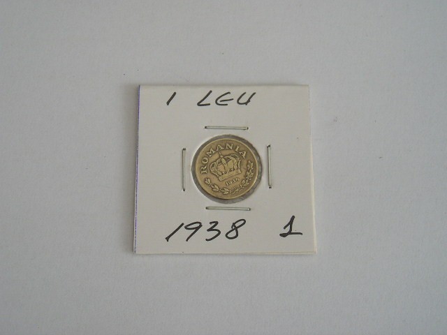 C10 139 - Moneda foarte veche - Romania - 1 leu 1938