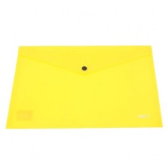 Mapa Plic Plastic A4 DACO, Inchidere cu Capsa, 200 MIC, Galbena, Mape din Plastic A4, Dosar Documente, Dosar cu Capsa, Mapa cu Capsa, Mapa Scolara, Ma foto