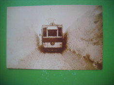 HOPCT 56332 TRAMVAI IN IARNA 1954-TRANSPORT RATB BUCURESTI-NECIRCULATA foto