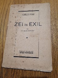 ZEI IN EXIL - I. I. van der Leeuw - Editura Particulara, 1941, 104 p. foto
