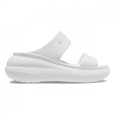 Sandale Crocs Classic Crush Sandal Alb - White foto