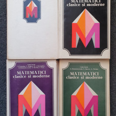 MATEMATICI CLASICE SI MODERNE - Caius Iacob (4 volume - set complet)