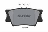 Set placute frana TEXTAR 2433801