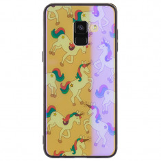 Husa Oglinda Samsung Galaxy A8 2018 Unicorn foto