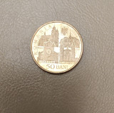 Rom&acirc;nia - 50 bani (2019) Papa Francisc - monedă comemorativă s138
