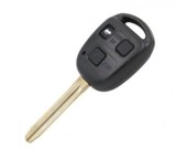 Set 2 bucati - Carcasa cheie Topautochei&amp;#174; compatibila cu Toyota Avensis Corolla Yaris Rav4 Camry,3 butoane, lamela TOY43