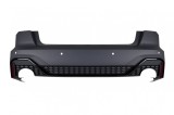 Bara spate RS Design cu ornamente evacuare pentru Audi A6 C8 4K Sedan