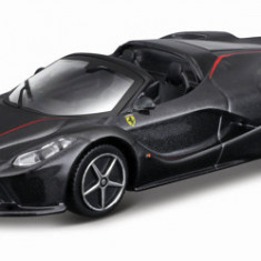 Macheta masinuta Bburago scara 1/43 Ferrari model LaFerrari Aperta, negru,