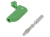 Mufă Banană 4mm Verde 16A