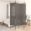 VidaXL Paravan de cameră cu 4 panouri, antracit, 160x200 cm, textil