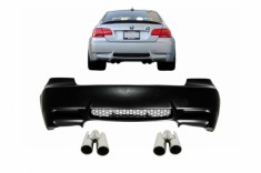 Bara Spate cu Ornamente Evacuare BMW Seria 3 E92 E93 (2006-2010) M3 Design fara PDC Performance AutoTuning foto
