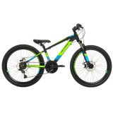 Cumpara ieftin Bicicleta Copii Devron Alaska - 24 Inch, Negru-Verde Ultimate FactoryBikes