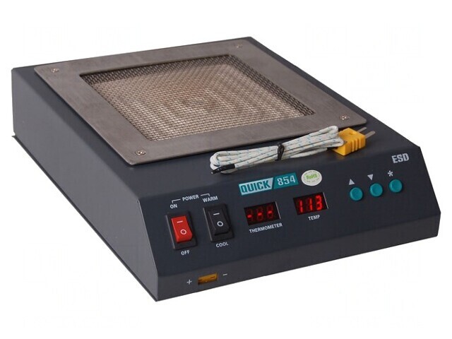Pre&icirc;ncălzitor ESD 400W 130x130mm 230VAC 50-350&deg;C EU