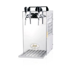 Zapfanlage, Bierzapfanlage Kontakt 70/K, 2-leitig Trockenk&uuml;hlger&auml;t aus Edelstahl, 90 Liter/h, mit Membranpumpe, Green Line