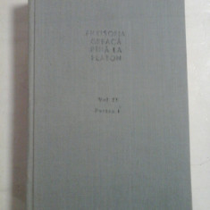 FILOSOFIA GREACA PINA LA PLATON vol.II Partea 1