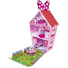 Set de construit din carton ecologic Disney Minnie