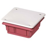 Doza de distributie derivatie 92x92x45mm din plastic incastrata IP40, Elettrocanali