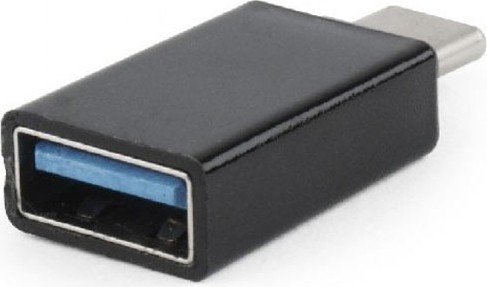 ADAPTOR GEMBIRD, pt. smartphone, USB 3.0 Type-C (T) la USB 3.0 (M), negru, &amp;quot;A-USB3-CMAF-01&amp;quot; (timbru verde 0.08 lei)