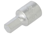 Cap tubular imbus 6mm 1/4 KING TONY 25mm