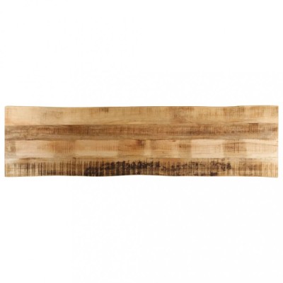 vidaXL Blat de masă contur natural 160x40x2,5 cm lemn masiv mango brut 370664 foto