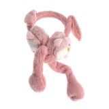 Aparatori roz pentru urechi model pinguin