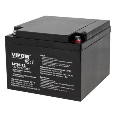 ACUMULATOR STATIONAR PLUMB ACID 12V 26AH VIPO EuroGoods Quality foto