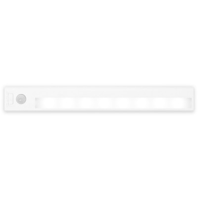 Lampa LED cu senzor de miscare PIR 23.6x3x1.4cm 4xAAA HOME foto