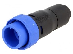 Conector Circular Mufa Tata 12 PIN Fara Contacte Pe Cablu foto