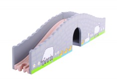 BigJigs Podul de la ferma - Jucarie Educativa si distractiva pentru copii foto