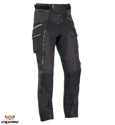 Pantaloni pentru scuter - motocicleta barbati Touring/Adventure Ixon All season model Ragnar MS culoare: negru/antracit Negru/antracit XL foto