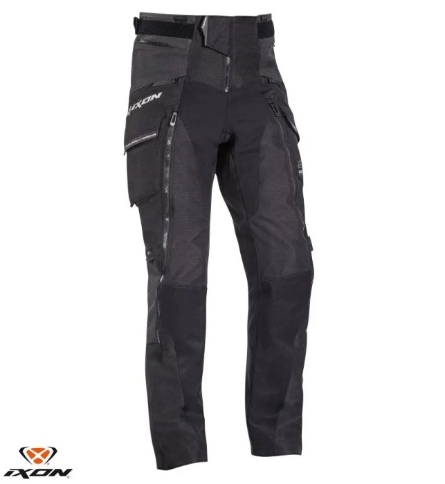 Pantaloni pentru scuter - motocicleta barbati Touring/Adventure Ixon All season model Ragnar MS culoare: negru/antracit Negru/antracit XL