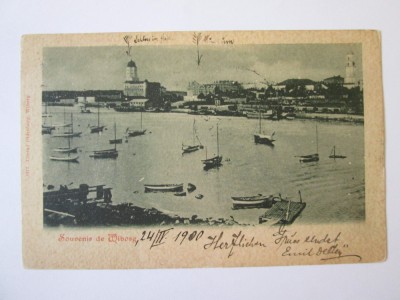 Rara! Finlanda/Imperiul Rus-Wiborg/Vyborg,carte postala circulata 1900 foto