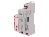Timer Programabil DPDT 12-240VAC 24VDC IP20