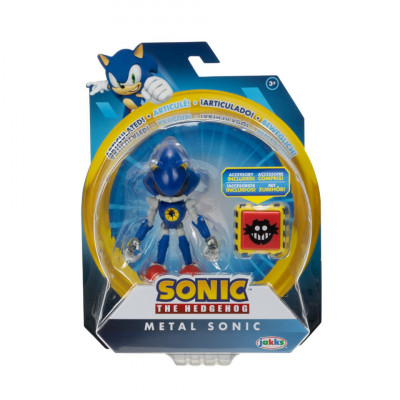 Nintendo Sonic - Figurina articulata 10 cm, Modern Metal Sonic, S13 foto