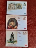 Romania - Set carti postale - Stefan Cel Mare, generalul Gheorghe Magheru. - set de 3 buc.