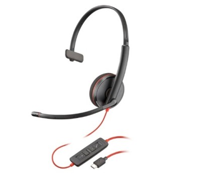 Poly BW 3210 Mono USB-C HS +USB-C/A foto