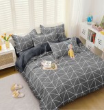 Cumpara ieftin Lenjerie Pat Azawakh Fx055, Bumbac, 4 Piese, Fara Elastic, Gri