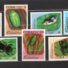 CUBA 1988 - INSECTE. SERIE NESTAMPILATA, SA24