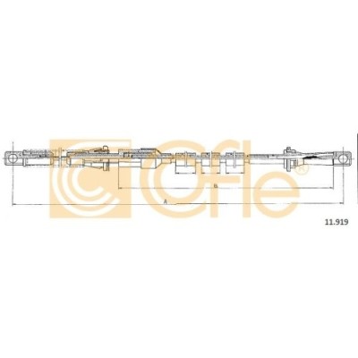 Cablu acceleratie Ford Transit (E, T) Cofle 11919 foto