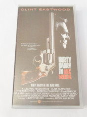 Caseta video VHS originala film tradus Ro - Dirty Harry in Joc Mortal foto
